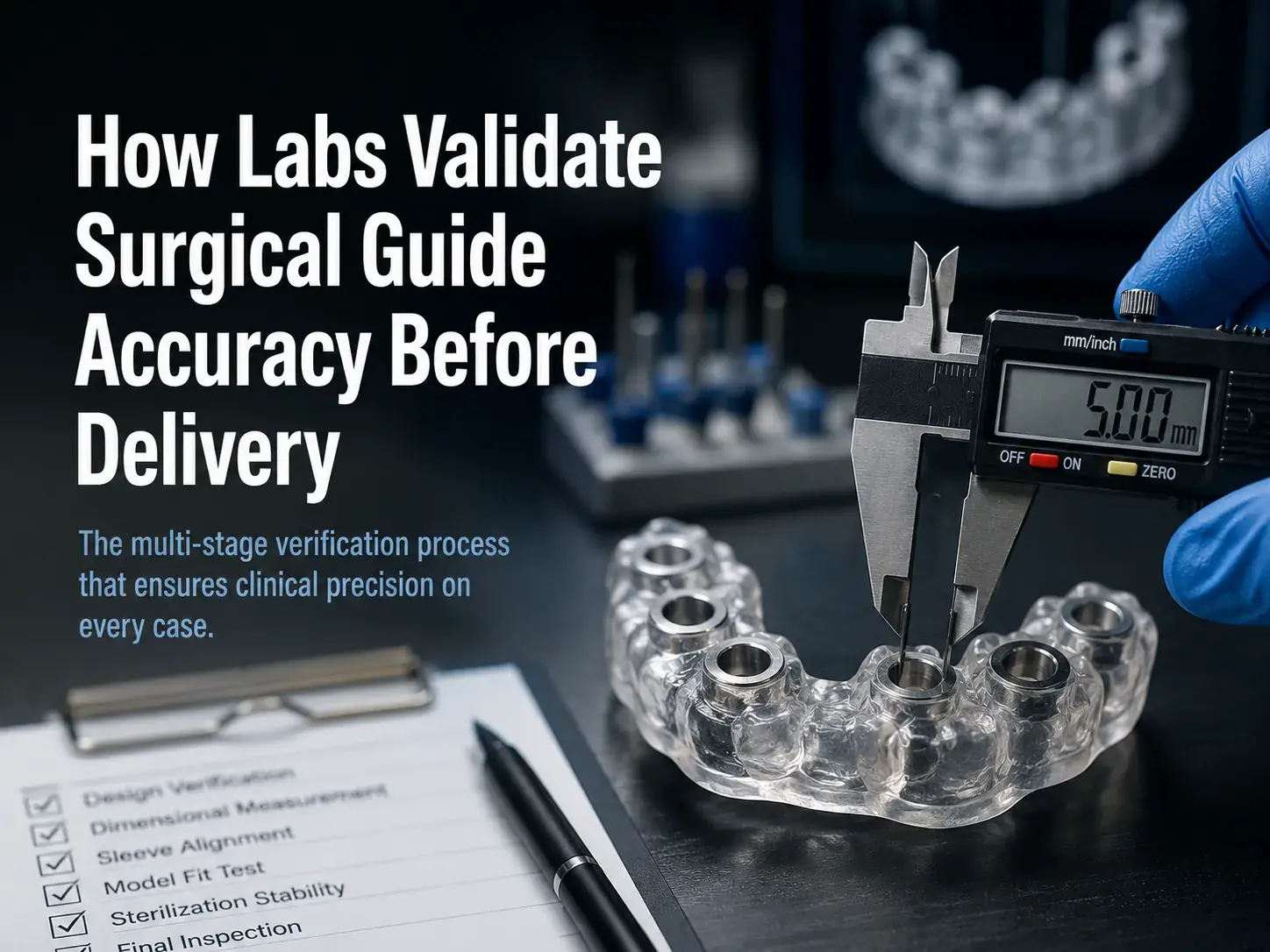 Measuring Accuracy before delivery