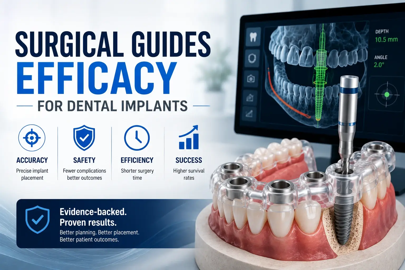 surgical guides efficacy dental implants