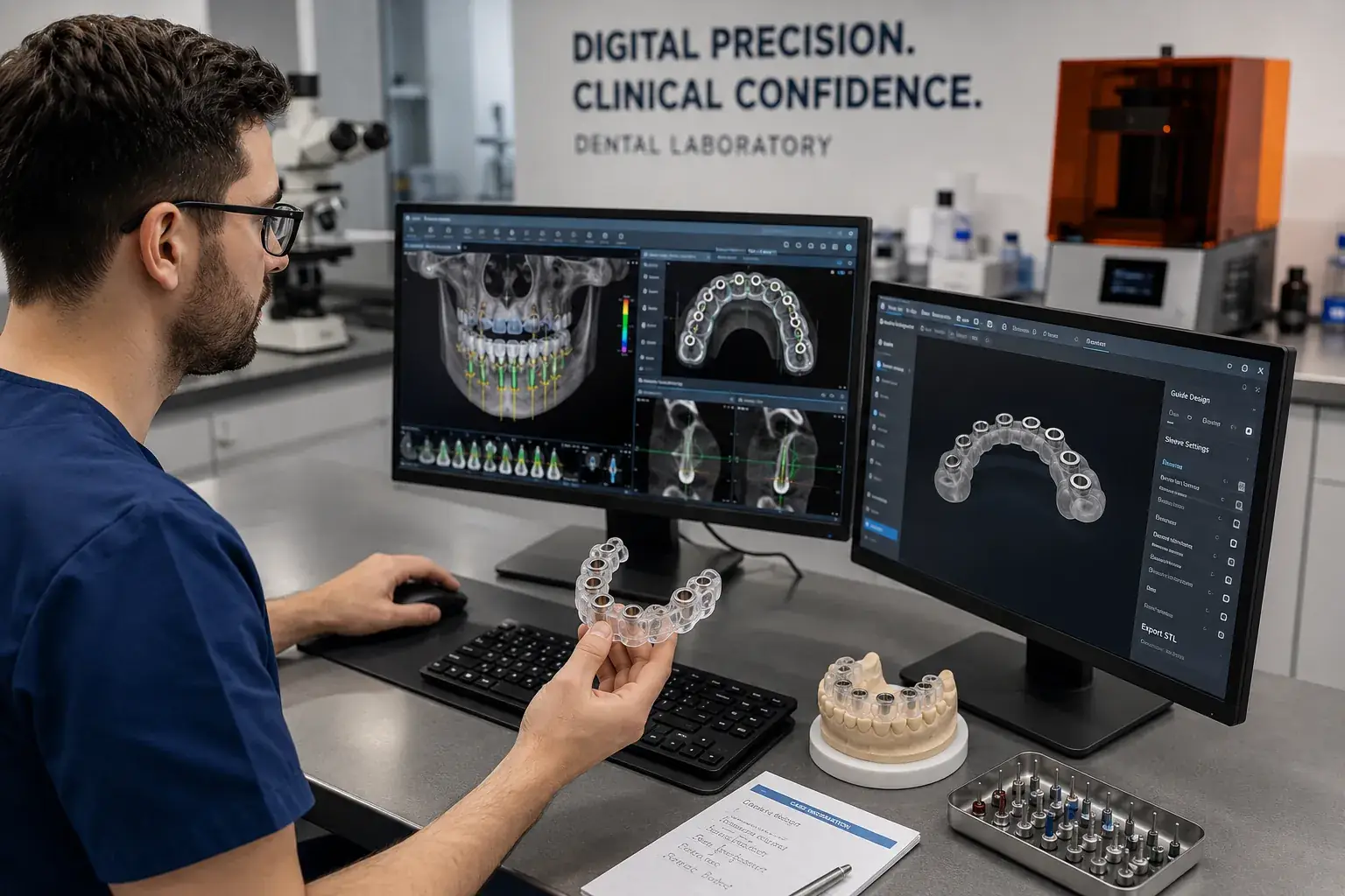 What Software Dental Labs Use to Design Implant Surgical Guides