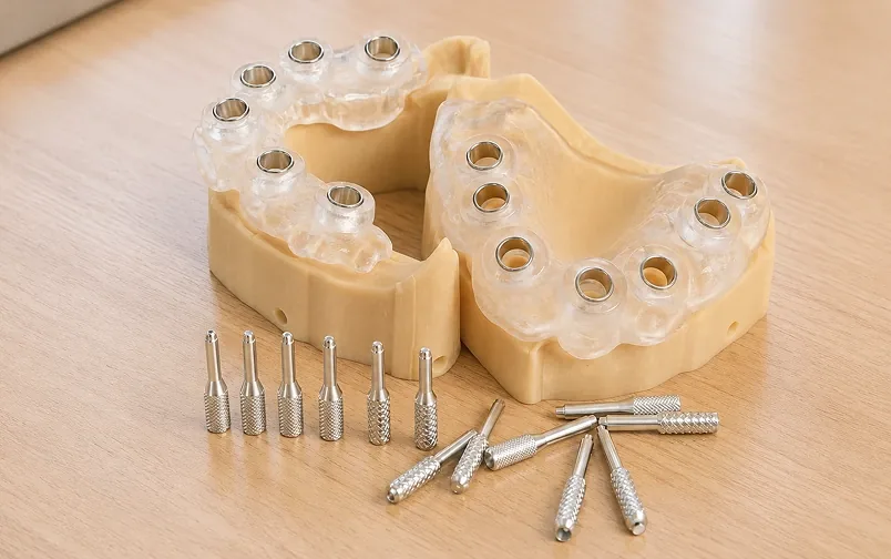 Pilot and fully guided dental implant surgical guides